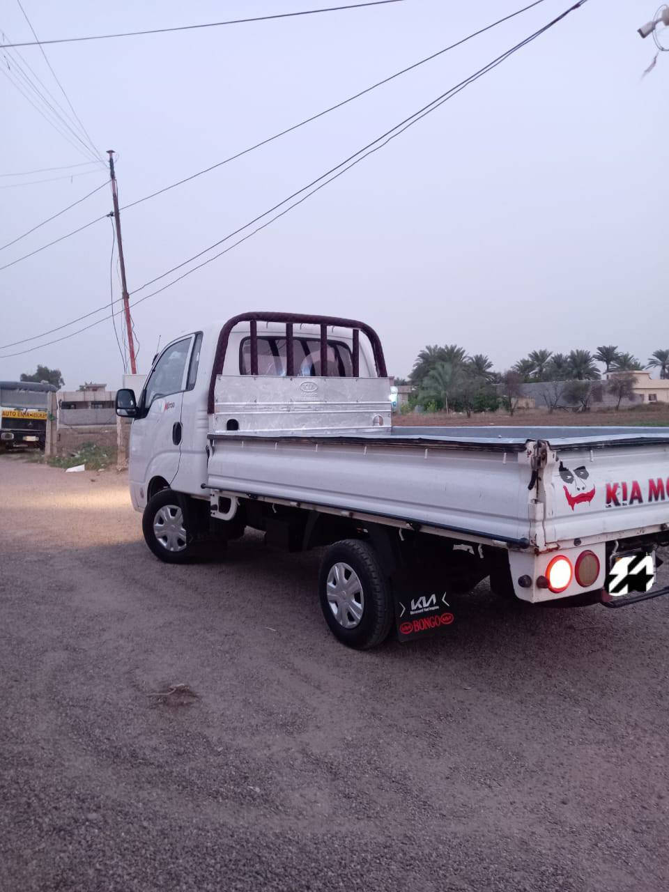 السلام عليكم كيا حمل موديل 2016
رقم صلاح الدين سنويه ل 28مكفوله كير محرك اكسل شاصي مكفول رقم شاصي واضح تخم تاير جديد دوشمه جديده 
سونار مرفق مع الصور 
الاتصال على الرقم ***********
المكان صلاح الدين الدجيل مقابل سيطرة العبايجي اطراف بغداد
