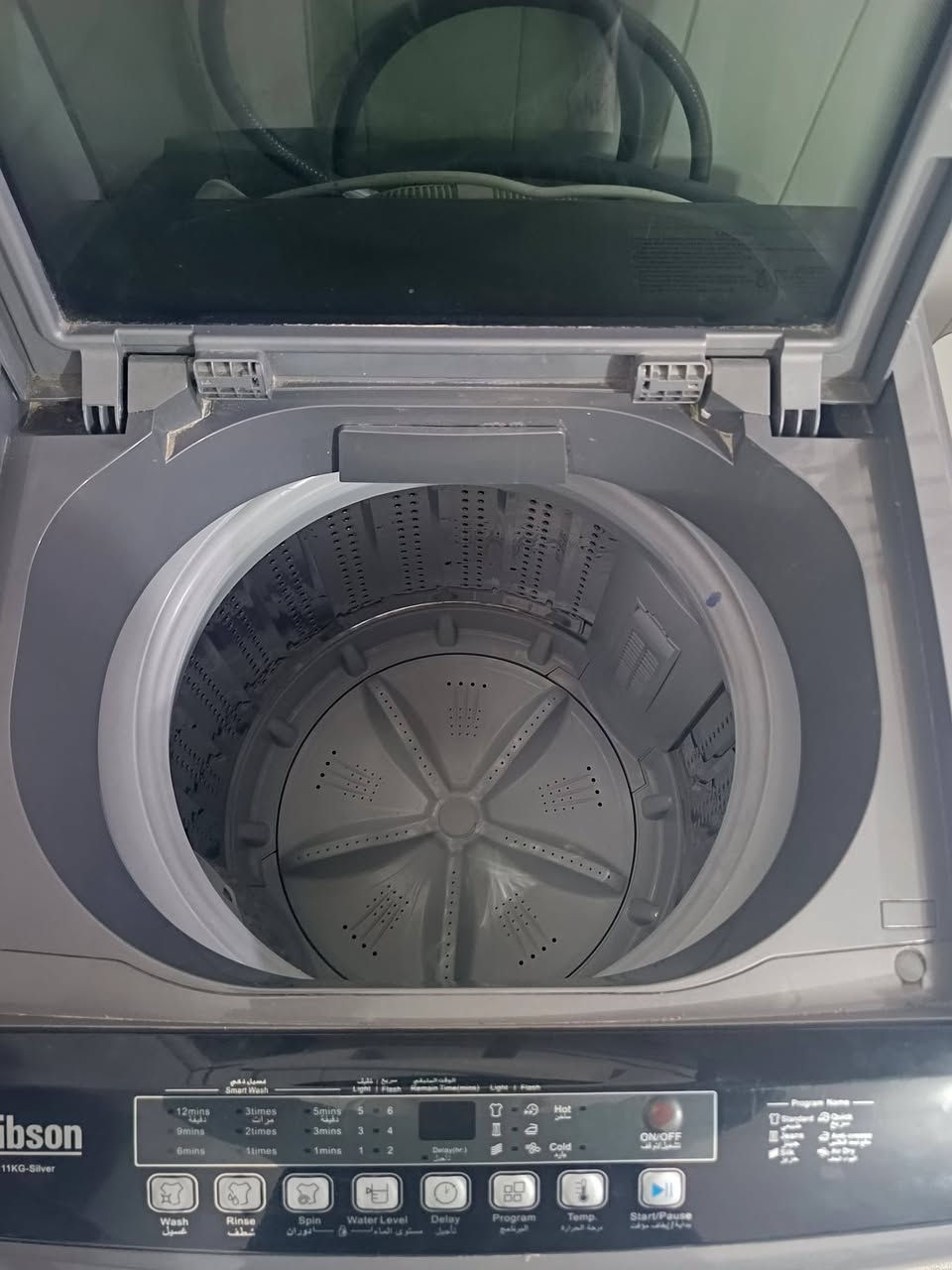 السلام عليكم غسالة فول اوتماتيك نوع جبسون نضيفة جدا شغالة من كلشي فقط يحتاجلهة برمجة السعر ٨٠ رقم مبايل
***********
