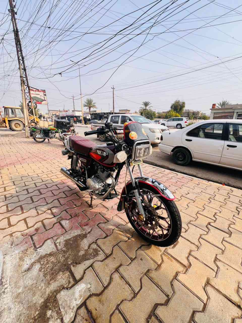 نام برو. موديل 2024.  نضاف فول محرك 200.  cc مكاني جنوب الموصل كياره رقمي *********** السعر 675 بي مجال شي قليل
