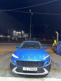 هيونداي كونا موديل 2022  حادث جاملغ امامي فقط رقم اربيل  سيارة 145 بيه...