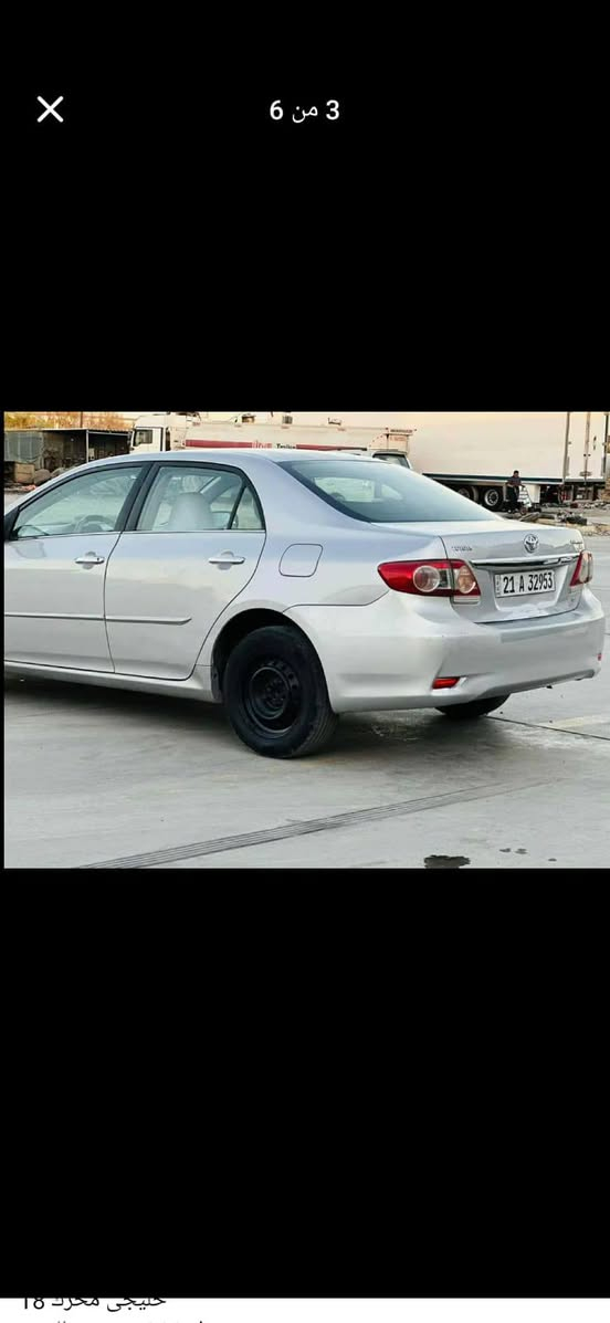 كورلا 2008 خليجي لون سلفر محرك 18 بيها 3 قطع صبغ محرك وكير وتحويل شرط رقم سليمانيه بأسمي سعرها 105 وبيها مجال يرهم مقدمه والباقي اقساط مع الكفيل 
للاستفسار *********** / مكاني ناحية الزاب
