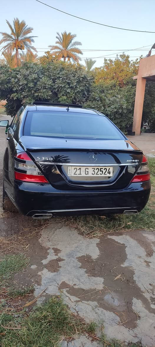 السلام عليكم 
للبيع 
مارسدس s350 موديل 2008 
مواصفات 
محرك 6 سلندر 3500
سقف بنوراما 
جكات تصعد وتنزل 
كشنات جلد وكهرباء مع وضعيات خزن 
ستيرن كهرباء 
مثبت سرعة 
بردات خلفية مع جانبية كهربائية
ابواب شفط 
صندوق كهرباء 
3 وضعيات قيادة مع شفتات ستيرن 
مري شفط مع اشارة بالمري 
شاشة،. كاميرا 
حساس امامي خلفي. 
 رقم سليمانية تحويل او وكالة سنوية 2031 فحص وهزة جديدة 
سيارة بدون حادث فقط مكانات صبغ 
مكاني بابل مشروع المسيب لاستفسار ***********
