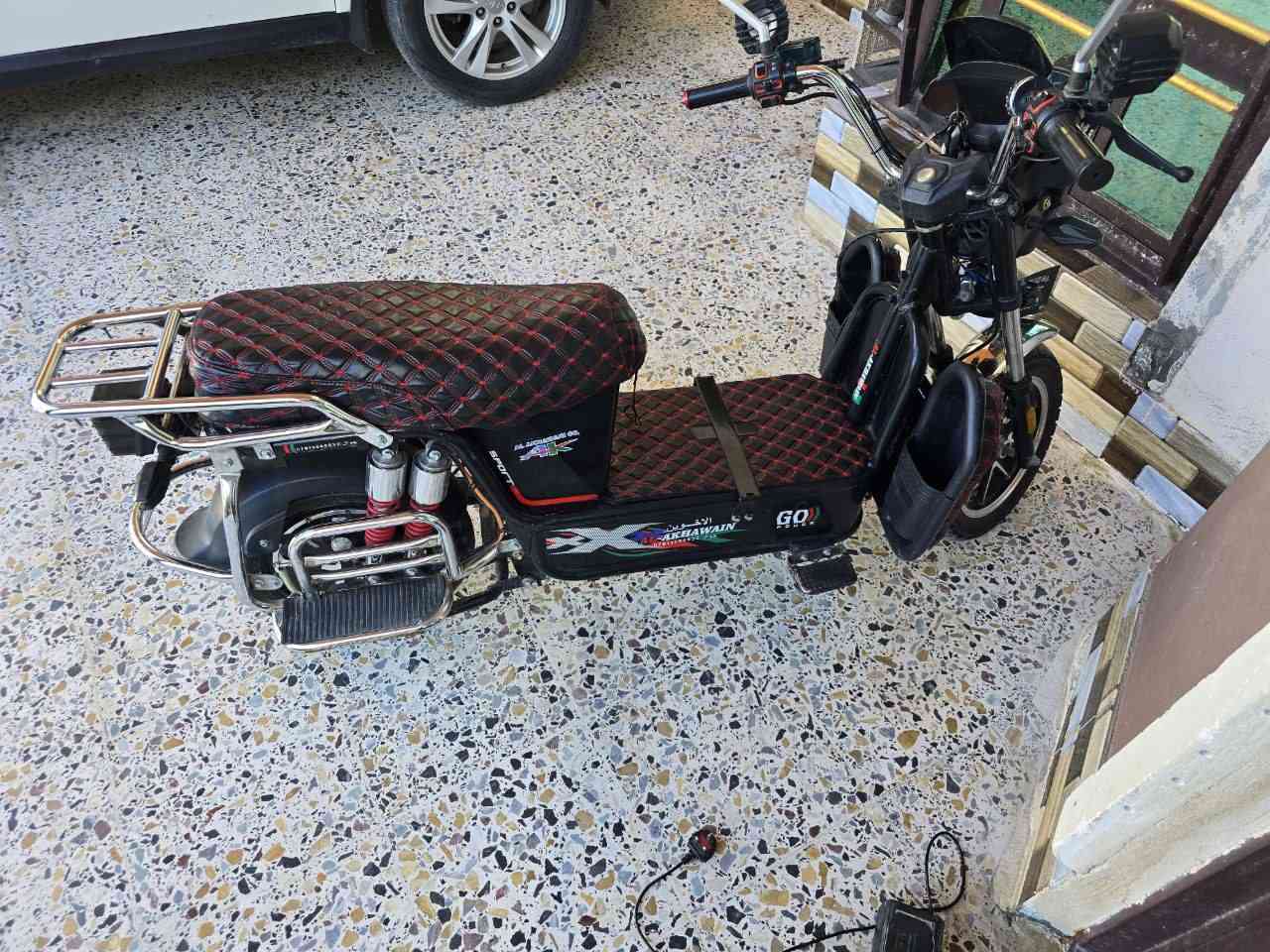 سلام عليكم 
موطور شحن للبيع 
موديل 2024
بطاريات 6 عل فحص 
السعر 550 وبي مجال 
التواصل عل رقم 
***********
