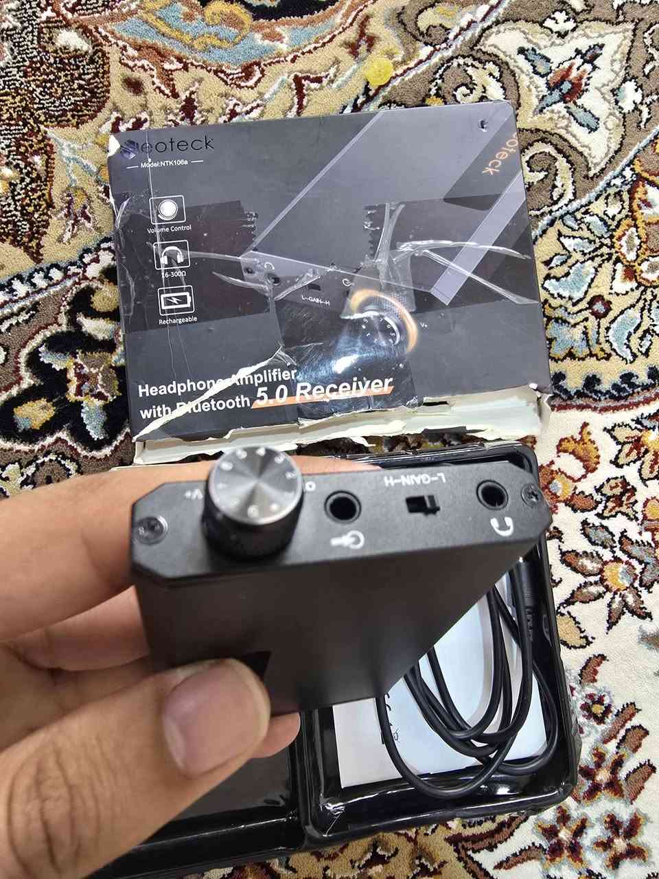 ئامرری بەهێزکردنی دەنگ بۆ ئەمپلیفایەر و هێدفۆن لەگەڵ وەرگری بلوتووس (Headphone Amplifier with Bluetooth 5.0 Receiver) لە براندی Neoteck مۆدێلی NTK106a

ئەو ئامێرە بۆ ئەوە بەکاردێت کە پێویستت بە بەرزکردنەوەی هێزی دەنگ و کوالیتی بەرز وە بۆ کۆنترۆلکردنی دەنگ گواستنەوەی دەنگ بۆ شوێنی دوور لە رێگای بلوتۆز و وایفی ئامێرەکە پاتری تێدایە شەحن دەکرێتەوە

نرخی ١٥ هەزار گەیاندنیش هەیە سوران, أربيل


**إذا كنت صاحب هذا الإعلان وتريد حذفه لأي سبب، رجاءا أرسل رسالة إلى الدعم الفني**