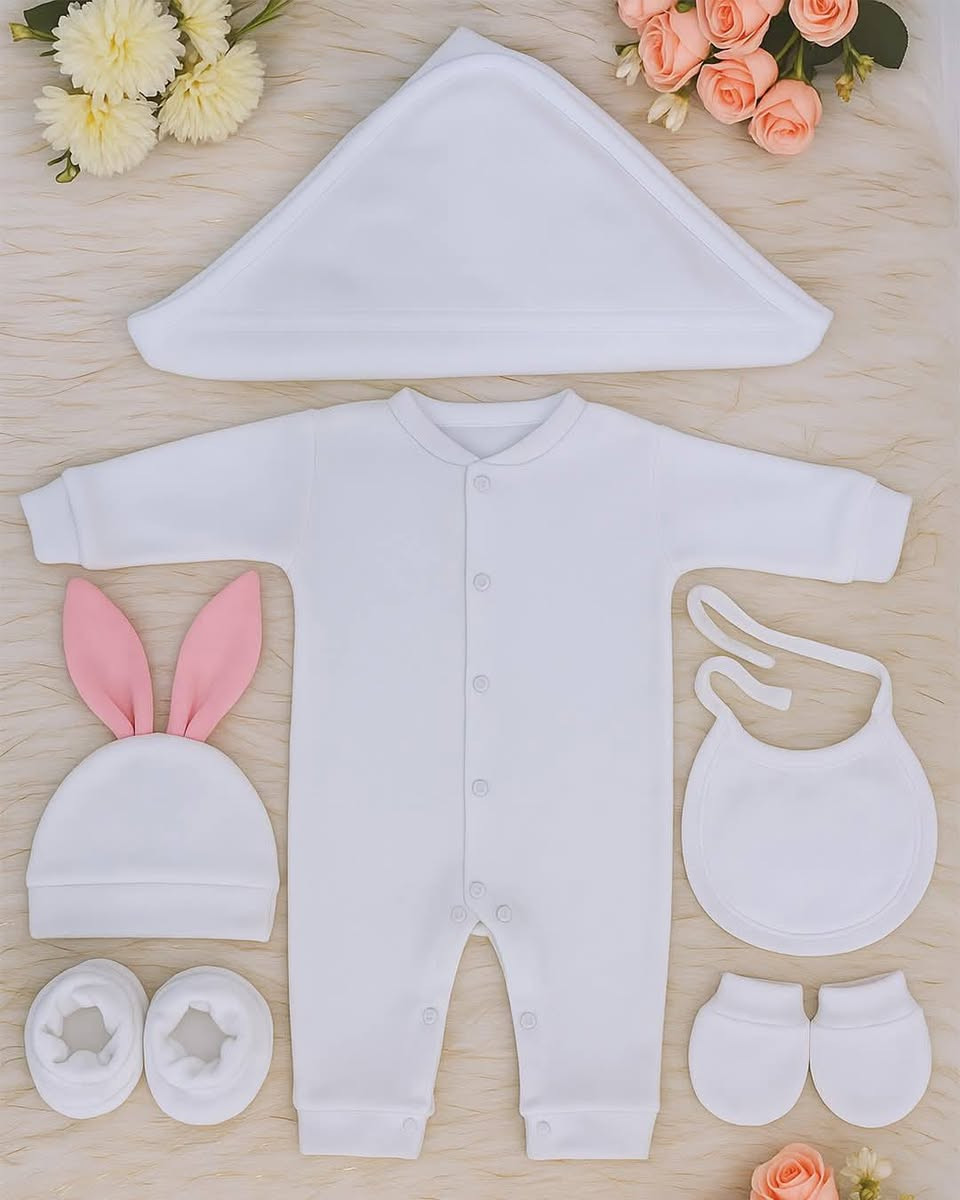 🤍👶 طباعة  اسم وعبارات حسب الطلب 👶🤍
طقم مواليد ناعم ومرتب، مطبوع باسم الطفل وبأجمل التصاميم 🌸
يناسب الهدايا، السبوع، والولادة 💝
✨ الطقم يتضمن:
✔️ أوفرال
✔️ قبعة
✔️ مريلة
✔️ قفازات
✔️ جواريب
✔️ لفافة
🎨 الطباعة ثابتة وما تروح بالغسل
✍️ الاسم يُكتب حسب الطلب
📩 للحجز والاستفسار راسلونا على الخاص او على الوتساب
***********
https://wa.me/qr/XSNO6SRG4UVSF1 
🚚 توصيل متوفر لكافة المحافظات
