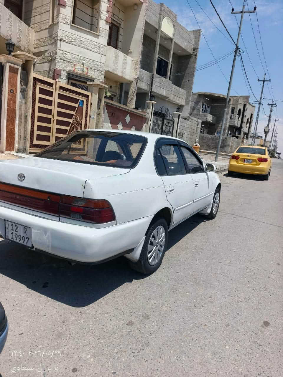 كورلا 91 كير ومحرك شرط السياره بسمي هزه وسنويه جديده بدون ضرر السعر 55وبيها مجال قليل *********** موصل الايسر
