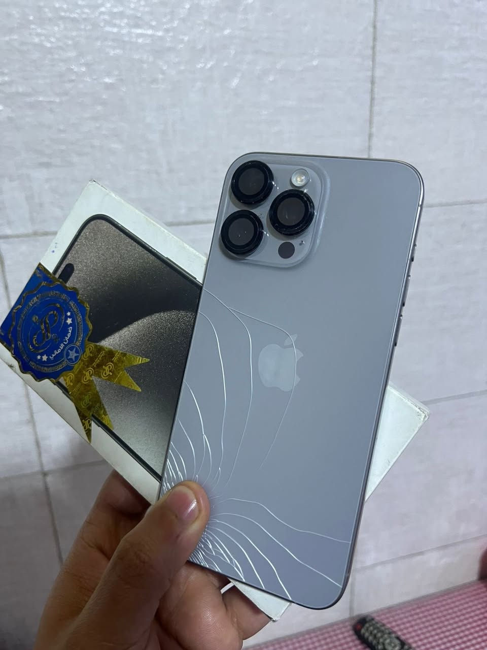 للبيع ايفون ١٥ برو ماكس ٢٥٦ بطرية ٨٥ عربي شرق وصط   جهاز بلادي  فقط ضهر مفطور    كامل ملحقاتة شخط مابي نضيف   سعر ٨٥٠  مكاني بغداد فقط بيع ما راوس


**إذا كنت صاحب هذا الإعلان وتريد حذفه لأي سبب، رجاءا أرسل رسالة إلى الدعم الفني**