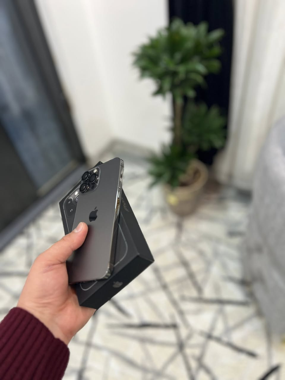 ايفون 13 برو ماكس للبيع بطاريه 93 الجهاز شرط ما مفتوح ولا يعبر هوا السعر 580 بي مجال مكاني موصل الجديده الشراي يتصل ***********
