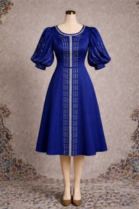 فستان ملبوس مرة واحده لمدة 3 ساعات فقط جديد ونظيف جدا مع حزام قماش ستن...