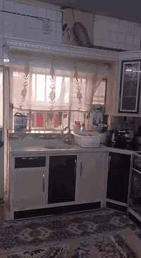 كاونتر للبيع 💯 نظيف مابي اي عيب الابواب مالته والدواليب والسينك كله نظ...