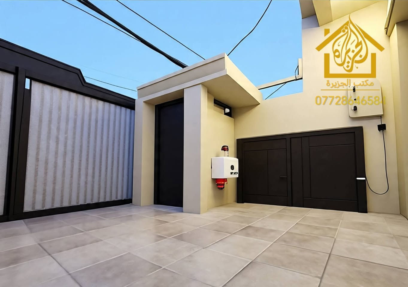 🏡✨ دار فخمة للبيع – جاهزة للسكن ✨🏡

فرصة مميزة للراغبين بالسكن الراقي وفي موقع ممتاز 🔥
📍 بعقوبة – تقاطع القدس – دور الزراعة الثانية – شارع المختار

🔹 مساحة الدار: 100 متر
🔹 طابقين بتصميم عصري وتشطيب درجة أولى

💎 مكونات الدار:
✔️ استقبال أنيق
✔️ صالة واسعة مع مطبخ
✔️ غرفتين نوم مريحة
✔️ 3 دورات مياه (شرقي وغربي)
✔️ منور + سطحين

✨ المواصفات:
▪️ أرضيات بورسلين فاخر
▪️ سقوف ونقوش مغربي راقي
▪️ واجهة فوم تركي مع إنارة مخفية
▪️ أبواب قاصة حديد
▪️ ديكورات داخلية جص وبورك
▪️ نظام غاز + نظام سبالت

✅ جاهزة للسكن مباشرة
✅ خدمات كاملة (ماء – مجاري – تبليط – كهرباء)

📄 نوع العقار: طابو زراعي – سند 25 رسمي

📞 للاستفسار:
📱 ابو يوسف *********** 

🏢 مكتب الجزيرة لبيع وشراء الأراضي والدور السكنية
❌ لا نتعامل بالإيجار
