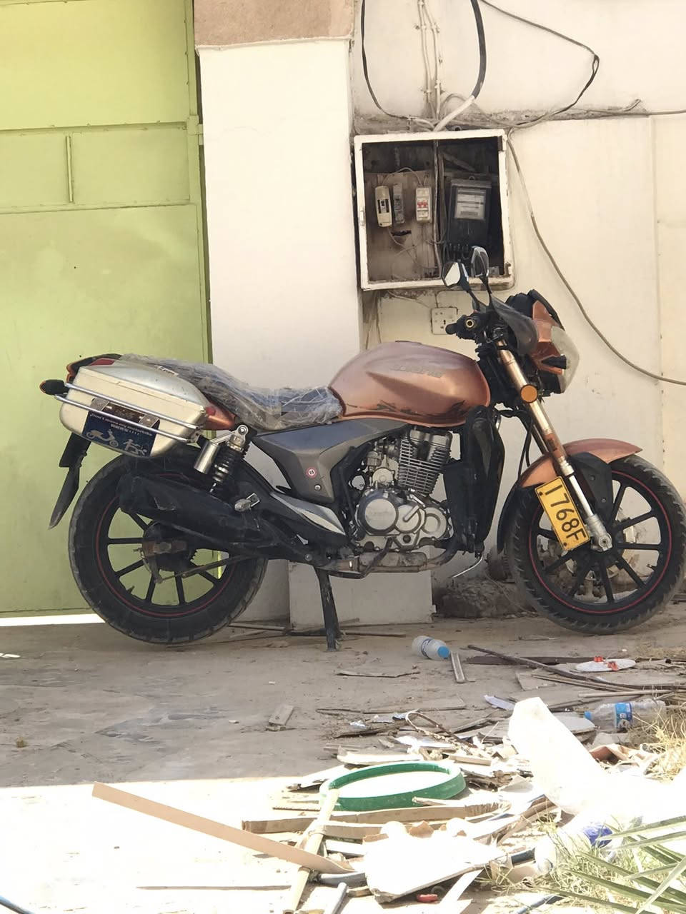 سلام عليكم دراجه للبيع…قرش   الدراجه حلوه ومابيها اي نقص كله شغال السعر 750للاستفسار ***********
