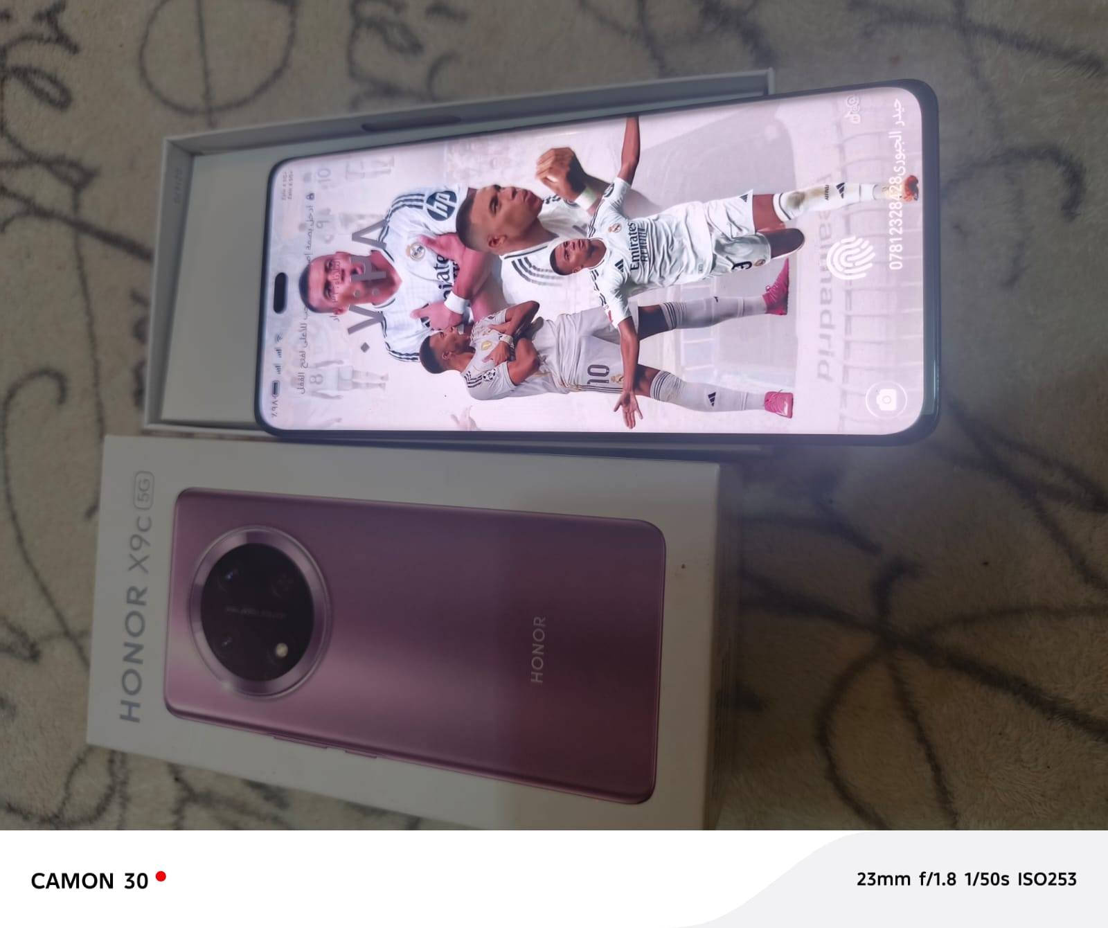 سلام عليكم 
HONOR X9C
شرط النظافة 
ذاكرة 256
عشوائية 12
نظافة 99٪يعني جديد بعده 
مكاني نجف نجف نجف 
***********
كامل ملحقاتة
