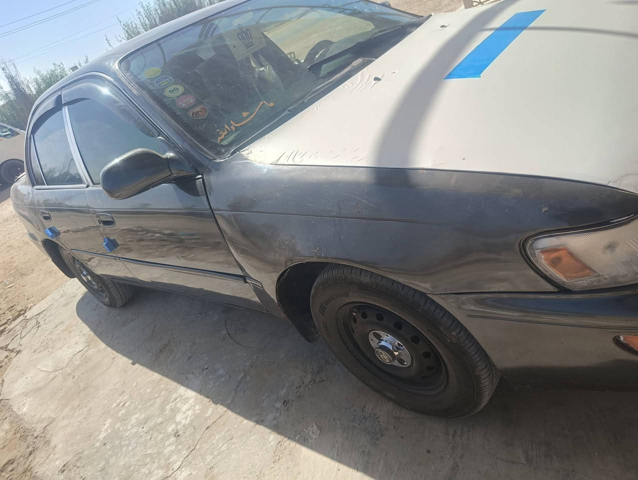 كورلا 92 رقم بغداد كهربائيات كاملا 
بسمي تحويل ثاني يوم السيارة بس بيها خيط بخار 
الكير كفالة سيارة نضيفة مال جناي ما عايزة سنوية لل2030
السعر 45 وبيها مجال رقمي ***********
مكاني نجف شارع المعمل
