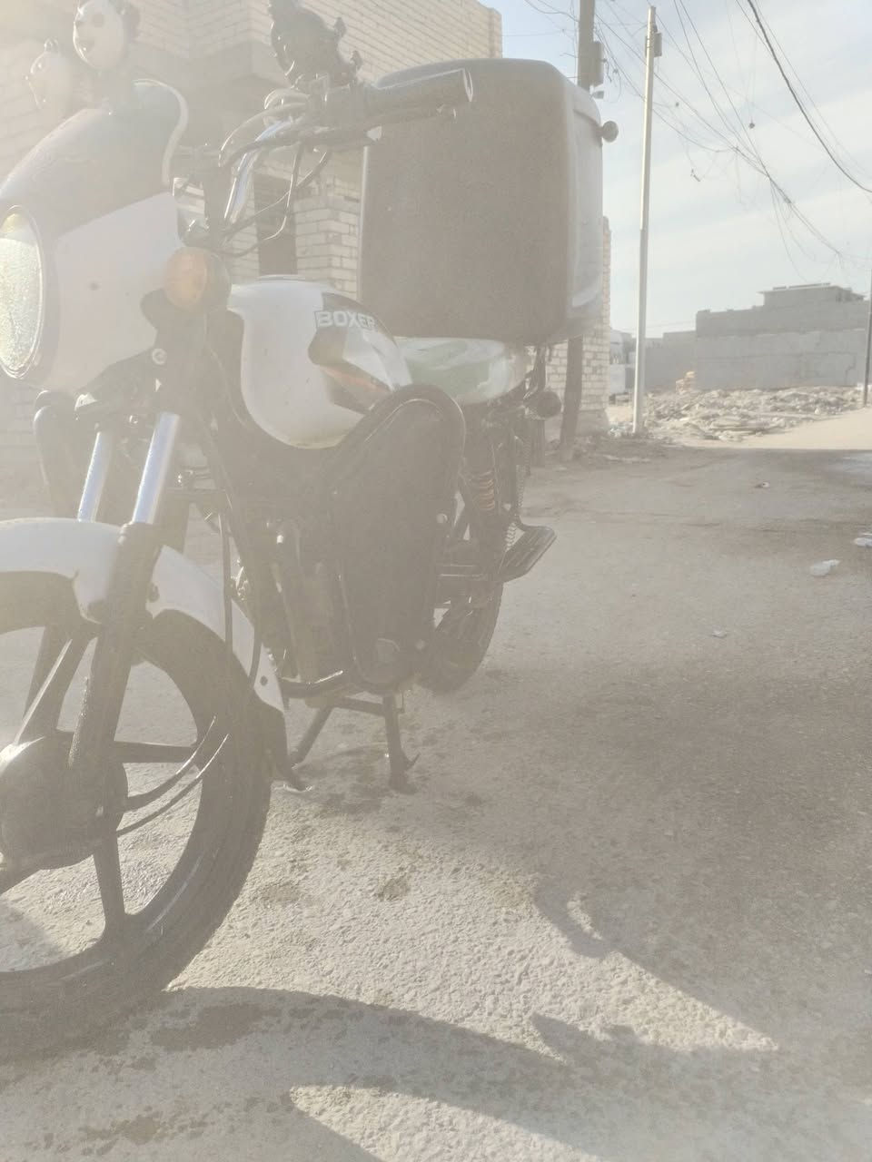 السلام عليكم بوكسر لبيع موديل 2021 دراجه باسمي تحويل ثاني يوم. سعر 1900 بيها مجال مكاني بغداد مدينة الصدر دسيم ***********
