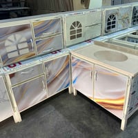 كاونتر ٣م • ٣ قطع • سنك مرمر