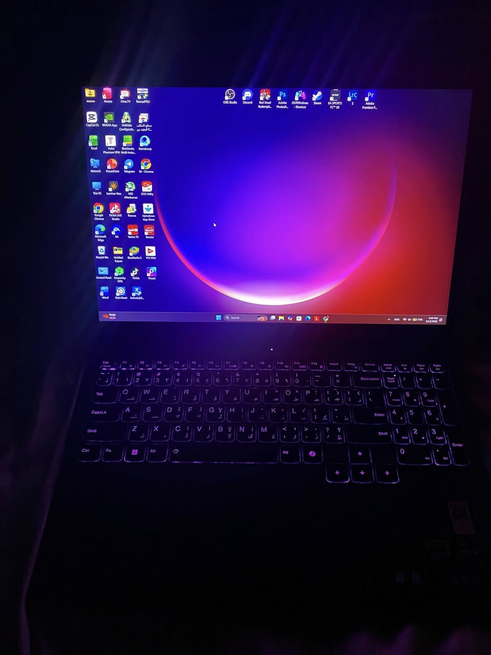 لابتوب LEGION 5 pro النظافة 100%
I9 14900 HX
Rtx 4070 8G
Ram 32 ddr5 5600MT/s
Ssd m.2 1T
الشاشة QHD (2k) 
240 هرتز
كيبورد RGB
السعر خاص ارجوكم الجاد يدخلي


**إذا كنت صاحب هذا الإعلان وتريد حذفه لأي سبب، رجاءا أرسل رسالة إلى الدعم الفني**