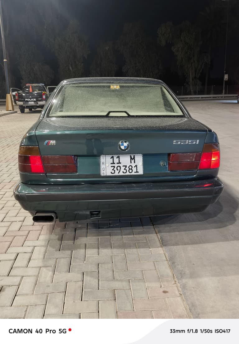للبيع بي ام دبليو حجم 535 موديل 1991 مواصفات 95 رقم بغداد بسمي تحويل ثاني يوم سنويه لحد 2031 كير مكينه مكفولات كشنات جلد كهرباء بجم عريض فتحة سيدي بطاين كلش حلوة  المكان بغداد التاجي ***********
