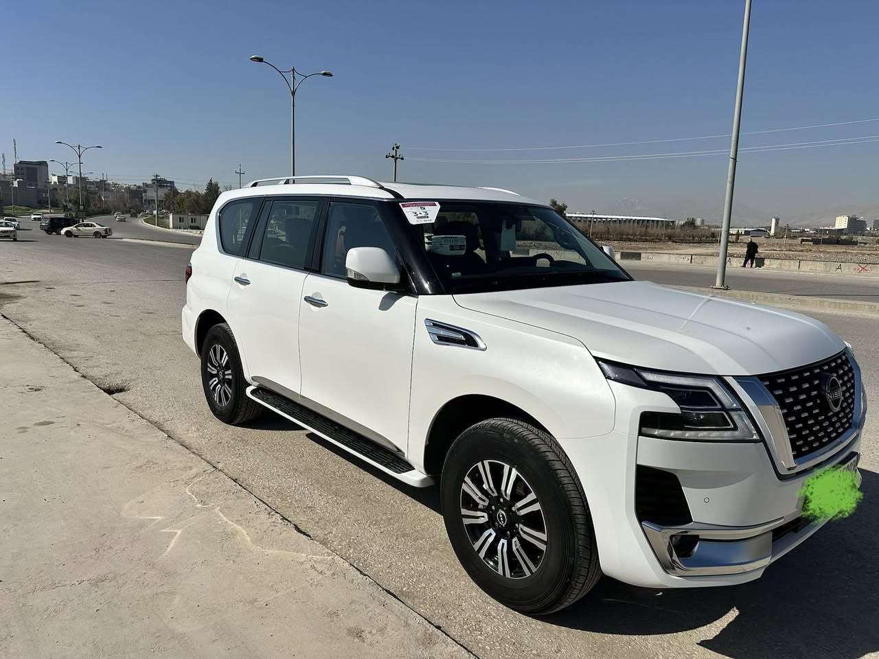 من رخصة الادمن /باترول موديل ٢٠٢٤اس اي بلس فول مواصفات ماشية 12700 رقم سليمانية ضمان شركة السور تبديل دهن وفلتر وسيرفس  السعر ٥٣٥$  ***********
