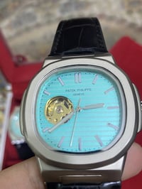 باتيك فليب سير جلد مختم بلسير شعلر الباتك لون المينه تيفاني جديد غير م...