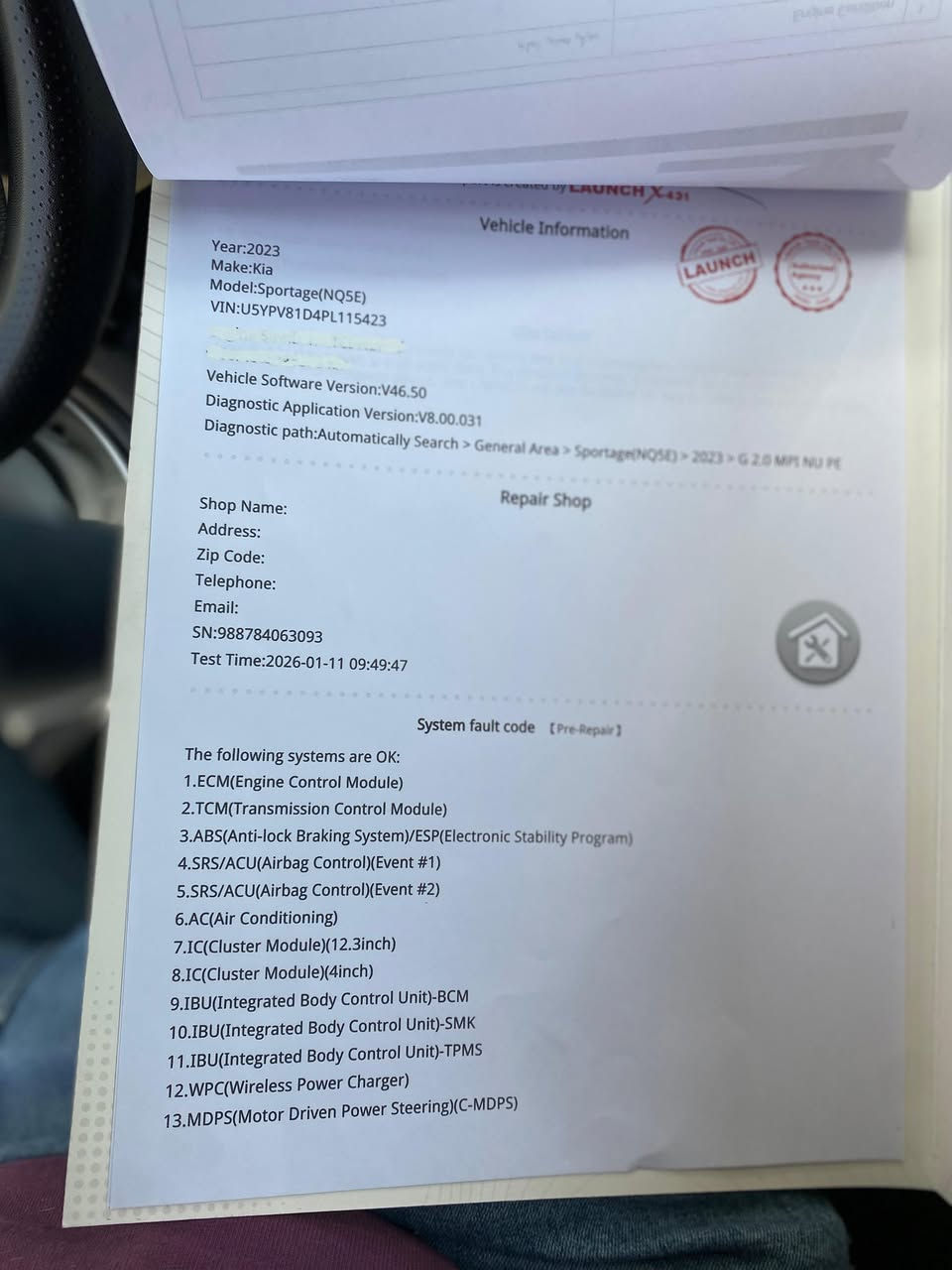 السلام عليكم سبورتج 2024 خليجي كفالة عامة بانورما صندوك كهرباء وبعد بيها مواصفات هواي
‏ شكلي جيتي فول السياره 
السعر $222 وبيها مجال 
السونار مرفق مع الصور 
ماشيه 55 الف حقيقي 
السيارة رقم اربيل بأسمي
المكان / بغداد
الرقم ***********
