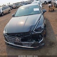 سوناتا هايبرد 2023 لون فيلي   وارد أمريكي  حادثها سطحي  موضح بالصور  ب...