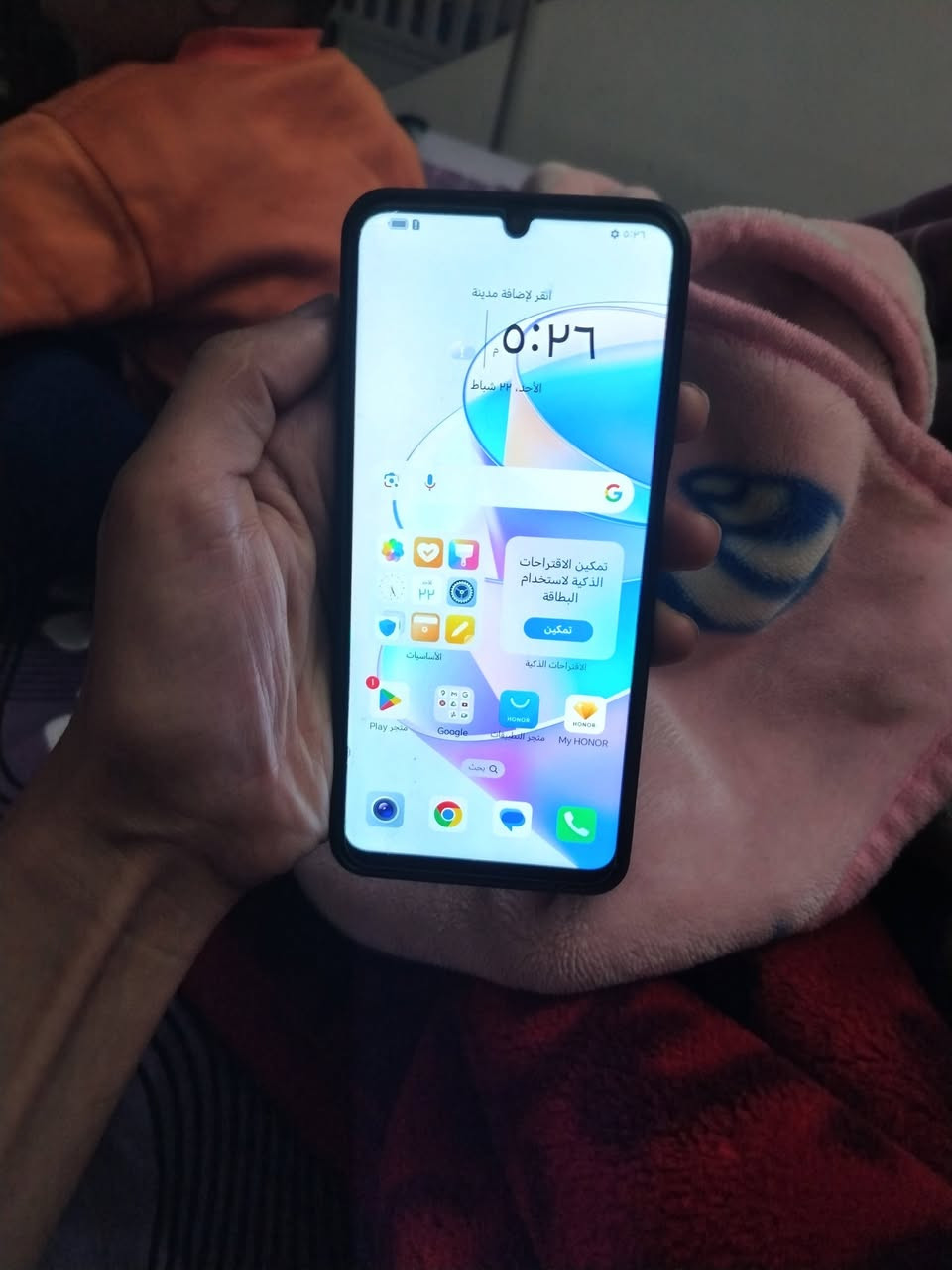 هونر اكس ٧ اي. HONOR X7A للبيع ذاكرته ١٢٨ جهاز نضيف مكاني غزاليه ***********
