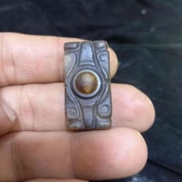 👀 حجر الجزع البقري الأفغاني الأصلي الي تشف على اللايت قطعة قديمة مرصود...