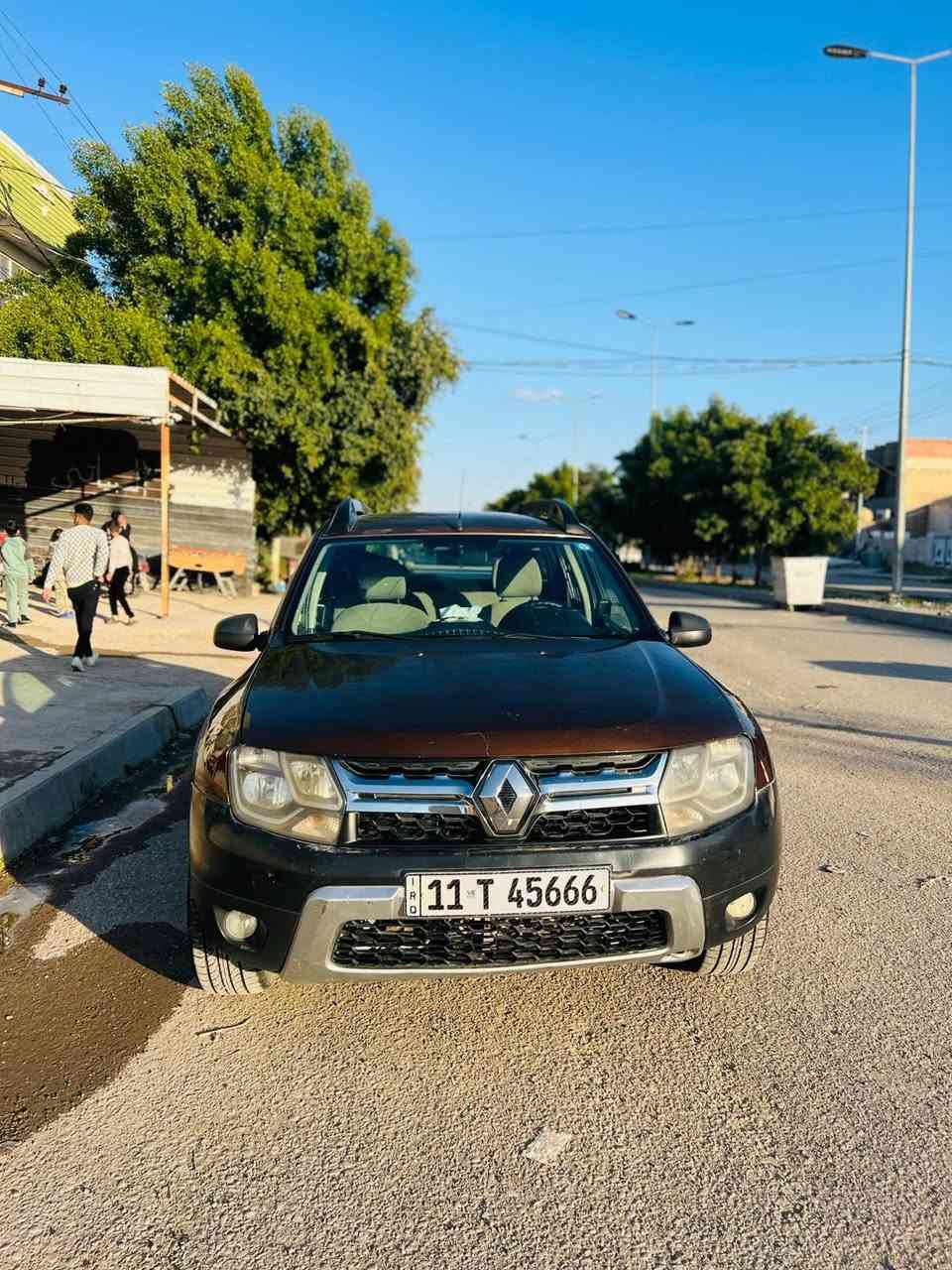 للبيع او مراوس
رينو داستر 2016 مكفوله لون قهوائي كير و مكينه فول 
رقم بغداد إنكليزي تحويل ثاني يوم سعره 100 مكاني ديالى بعقوبه التحرير ***********
