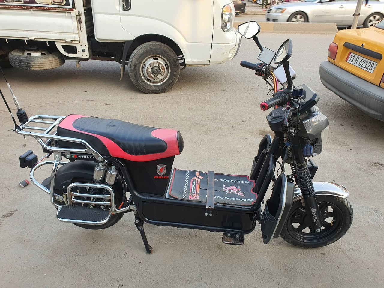 دراجه شحن هارلي موديل 25للبيع البطاريات6 على الفحص بصمة ضدالسرقة السعر٦٠٠وبيهامجال العنوان بغداد الحسينية المعامل رقم صاحب الدراجة *********** موجودواتساب
