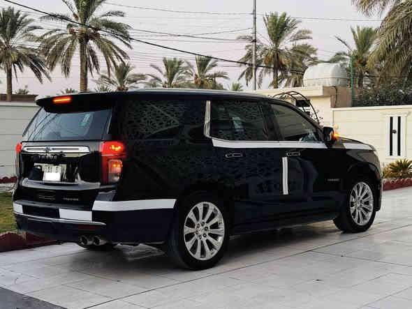 ﷽
🔥🔥بسعر مناااااااسب جدا🔥🔥
‏‎سلام عليكم 💛
 للبيع  او مرارس 🌹
تاهو 2023 برايمر اعلى فئه فول للاخير
شوفرليت تاهو برايمر  CHEVROLET TAHOE PREMIER 2023 
اللون: اسود BLACK
مكينة 8 سلندر
عداد المسافات: 59 الف كيلو متر
المواصفات: خليجي وكالة المنصور 
رقم بغداد باسمي فول مواصفات ١/١
بانوراما
جكات
كراسي جلد اصلي(عسلي)
كراسي اثنين كهرباء
كراسي هزاز(عند اقتراب السيارة من اي شي)
كراسي خزن(ميموري)
كراسي(تدفئة+تبريد)
كراسي تدليك
كراسي خلفية كهرباء
كراسي خلفية تدفئة
تبريد خلفي شاشة
شحن الهاتف لاسلكياً
رادار
تحديد مسار
كروس سرعة
داتا شو DATA SHOW
نظام AUTO START
هاندبريك دكمة AUTO HOLD
نظام DETECT OFF
نظام مانع انحدار
٦كامرات ٣٦٠ درجة
خمس بصمات
فول تحكم استيرن(جهتين امامي+جهتين خلفي)
استيرن كهرباء
استيرن تدفئة
شاشة عرض الاعطال
دوسة كهربائية
صندوك كهرباء (شفط)
دبل حساس (امامي+خلفي)
مانع تزحلق
فور ويل
شاشة امامية كبيرة اصلية عدعم ابل كار بلي واندرويد اوتو
شاشات خلفية اصلية
تشغيل عن بعد
دوسات كتابة CHEVROLET
اشارة بالمري
مري كهرباء(شفط)
#نقطة_عمياء
لايت عدسة زنون(عالي+ناصي)
لد أمامي خلفي 
وباقي مواصفات البرايمر معروفه
ملاحظه // السياره بيها ربع باب السايق صبغ رش بدون دواخل فقط باقي كفاله من جميع النواحي كامل بدون نقص خلاص والسونار موجود وشرط الفحص سياره جديده جداً 

🟩 السعر المطلوب  _ ( 535 $ )💸💸قفل                            
ماكو هيج سعر بهيج نظافة مستحيل 
لاستفسار الاتصال ع الارقام التالية 📲📲 
      
‏( *********** // ‭0781 578 1463‬ ) 

تحياتي لجميع 🌹 🌸 🙏🏻
الموقع 
‏https://maps.google.com/?q=32.753235,44.410568
