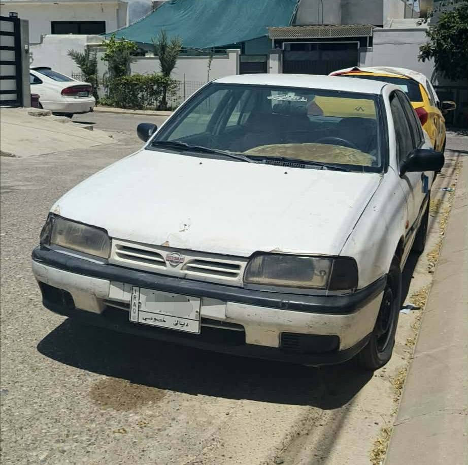 نیسان بریمەر 
مۆدێل١٩٩١ 
گێڕ عادی گێڕو مەکینە بەشەرت
بەنزین زۆر کەم سەرف دەکات
تەقەو ڕەقە بەشەرت 
چوار جام کارەبا سەیارەیە بە کێشو هەڵمەتە ماڵی دۆستە مەسرەفی تیانیە 
ئەوەلیات
نرخی ١٢
ناونیشان چەمچەماڵ
ژمارەموبایل *********** شمشمل, السليمانية
