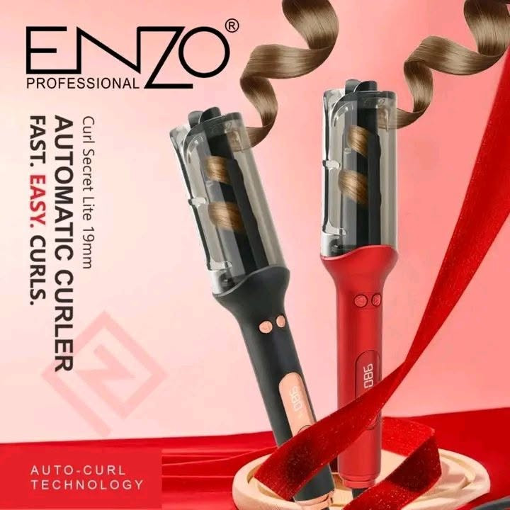 ENZO Automatic Curle
Curl Secret Lite 19mm

AUTO-CURL TECHNOLOGY: تقنية اللف الأوتوماتيكي - تسحب خصلة الشعر وتلفها لوحدها
قطر الأسطوانة 19mm: لعمل تموجات متوسطة الحجم وكيرلي محدد
درجة الحرارة: تصل إلى 380°F / 193°C ظاهرة على الشاشة
3 إعدادات حرارة: 280°F / 320°F / 380°F تناسب كل أنواع الشعر
FAST. EASY. CURLS: سريع وسهل ويعطي كيرلي مثالي
BOUCLES. FACILE. RAPIDE: كيرلي سهل وسريع

دواعي الاستعمال 
عمل تموجات وكيرلي أوتوماتيكي: بدل الفير العادي، الجهاز يلف الشعر بنفسه بضغطة زر
توفير الوقت: مناسب للاستخدام اليومي لأنه أسرع من الطرق التقليدية
لجميع أنواع الشعر: إعدادات الحرارة المتعددة تناسب الشعر الناعم والخشن والمصبوغ
للمبتدئات: سهل الاستخدام وما يحتاج خبرة، يقلل خطر الحرق بسبب الغطاء الواقي
تصفيف سريع للمناسبات: يعطي مظهر كيرلي مرتب وثابت في دقائق

ملاحظة مهمة: هذا جهاز تصفيف حراري، وليس "دواء" له دواعي استعمال طبية. يُستخدم على شعر جاف ونظيف مع واقي حرارة لتجنب تلف الشعر.


**إذا كنت صاحب هذا الإعلان وتريد حذفه لأي سبب، رجاءا أرسل رسالة إلى الدعم الفني**