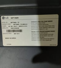 شاشة ال جي • ٥٠ بوصة • عاطلة خطوط