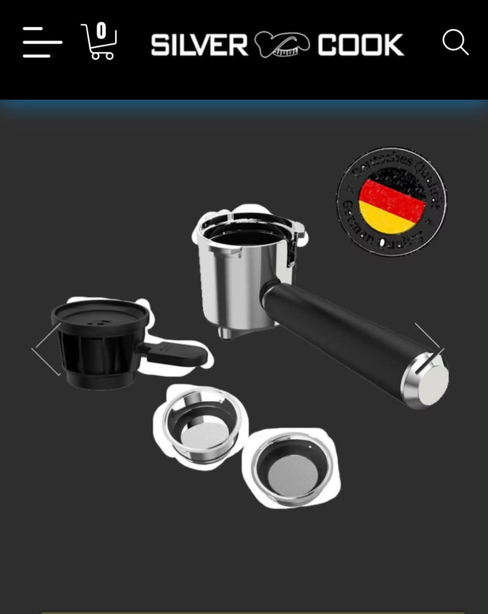 ماكنة قهوة للبيع نوع SILVER COOK الالمانية جديدة غير مستخدمة
   ✅ قدرة 1350 واط (تسخين سريع).
* ✅ ضغط 20 بار لاستخراج إسبريسو بكريمة جيدة.
* ✅ خزان ماء 1.5 لتر قابل للإزالة.
* ✅ إيقاف تلقائي بعد فترة من عدم الاستخدام.
* ✅ عصا تبخير قوية لرغوة الحليب (للكابتشينو واللاتيه).
* ✅ تصميم منزلي أنيق وسهل الاستخدام.
* ✅ مناسبة لتحضير الإسبريسو ومشروبات الحليب
السعر ٢٢٥ قفل للأستفسار الاتصال على الرقم ***********
