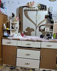 غرفة نوم • غرفة اخشاب • كنتور تركي • 7 قطع • مجموعة غرف نوم