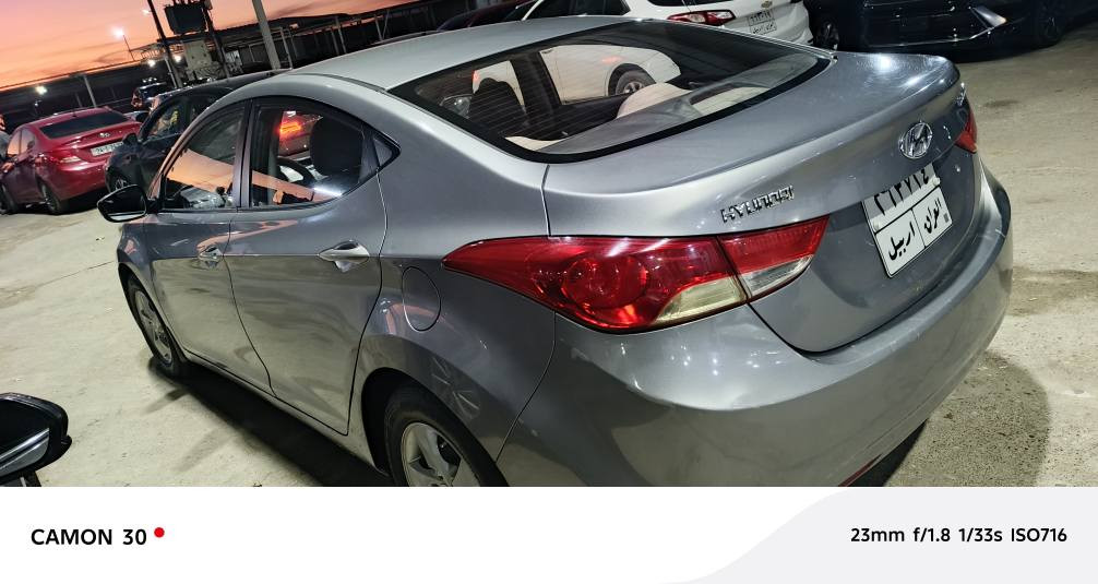 للبيع هيواندي النترا
موديل 2012
بدون صبغ 
كير عادي 
محرك كيرشرط 
بيها مكانين باردفقط 
سنويه باقي سنه فقط
سيارة طخم تايرات جديد 
سيارة جاهزة
مواصفات النترا معرفه
محرك 1600مامفتوحه
السعر 102بيها مجال قليل
سيارة على وضع شركة
***********واتساب موجودرقم *********** موصل, نينوى
