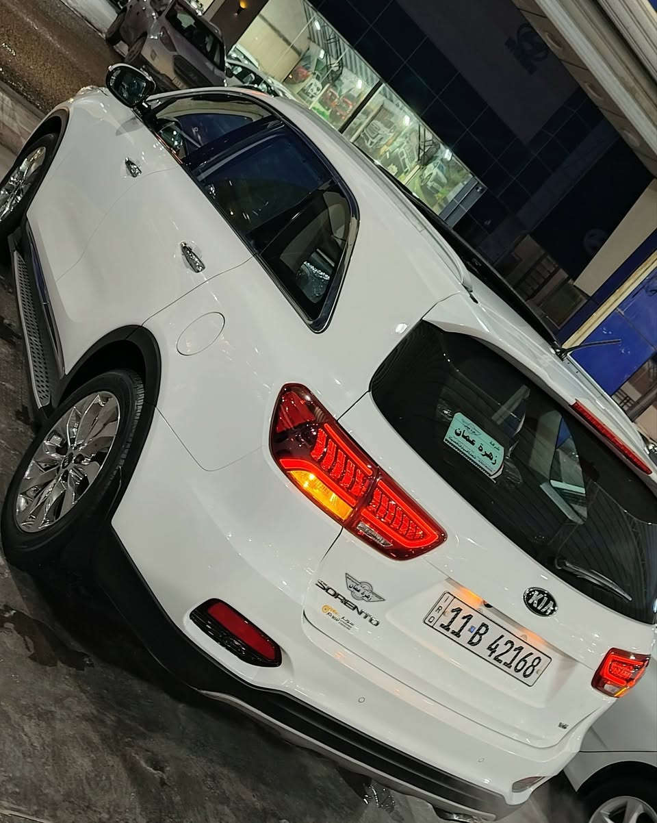 من رخصت أدمن المحترم
سورنتو خليجي موديل 2018
عداد ١١٤ الف
رقم بغداد نكليزي
بصمه تشغيل
بنو رامه
حجم المحرك ٣٥٠٠    ٦ سلندر
٧ راكب
٣ قطع تبريد
حساس أمامي خلفي بلادي
شاشه كبيره لمس
داخل جلد لونين بيجي
لايت عدسه عالي ناصي زنون نهاري ليلي
كشاف رباعي زنون
دوس
بردات خلفيه بلادي
كامره خلفيه دواره
كشن السائق وصدر كهرباء
مري شفط مع ترحيب 
درايف مود
تحكم أستيرن جهتين تلفون حاكيه 
٤ وضعيات قياده
السعر 23800$    ٢٣٨ ورقه
بيع أو مراوس حسب القناعه مكان السياره في بابل
***********
