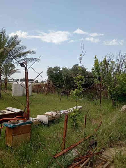 نصف دونم للبيع طابو زراعي  (1250) م٢ الجبهة 17.5 النزال 71 مساحة البناء (215) م٢ يحتوي على گراج يتسع 4سيارات استقبال كبير وهول و2 غرف نوم كبيرة ومطبخ وحولي وحمام مع حدائق مرتبة وخط أسألة مع 3أبيار ماء حلو مع تكيف مركزي جاهز وكاوتنر وتخم ومستلزمات بيت بسيطة من ضمن البيت بيت كامل ونظيف.
العنوان :هور رجب الفرع المقابل بانزين خانة أضواء بغداد
يبعد عن الشارع الرئيسي لهور رجب 100متر
للتوضيح تحويل حصة سند 25 على طابو المحموديه 

السعر:250 قبل للتفاوض 

للاستفار والتواصل على الرقم التالي 
***********
فقط واتساب
