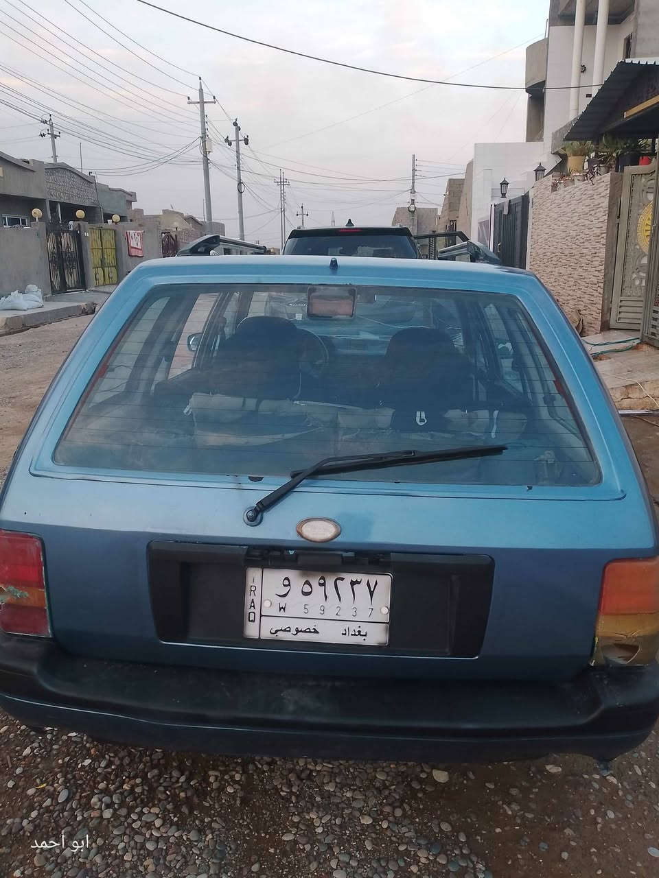 مازدة استيشن موديل 1994 حجم 323 صبغ جمالية طخم تايرات جدد كير محرك بدون عيب دوشمه جديده داخل نضيف كهربائيات كلها شغاله ((بيها كوبون بنزين))
شرط الوكالة والتحويل والغرامات من الشرعي 
الشرعي من الموصل 
يرهم مراوسه حسب الرغبة ويرهم مقدمه 
بلنسبه للسعر خابرني وتدلل 
مكاني قضاء كلك 
***********
***********
