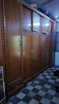 غرفة كامله • خشب زان ثقيل • زاوية