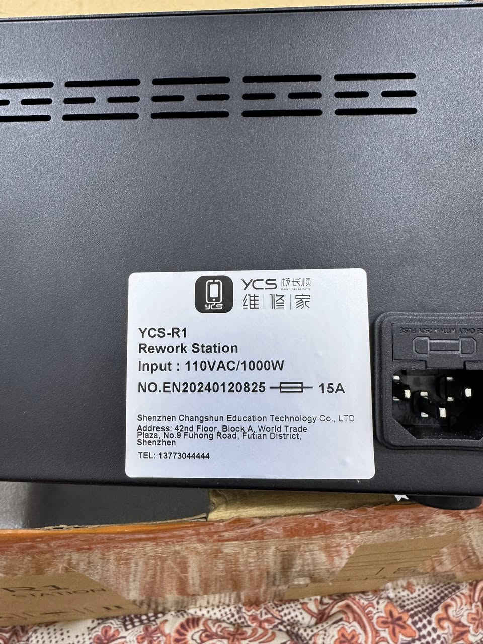 سلام عليكم هوت اير اصلي جديد غير مستخدم ماركة ycs
اسمة ycs R1
يشتغل على 110 فولت قدرتة 1000 واط 
جديد جديد غير مستخدم مع 4 فوهات مختلفة 
السعر 75 الف وبيه مجال 
العنوان بغداد ومتوفر توصيل


**إذا كنت صاحب هذا الإعلان وتريد حذفه لأي سبب، رجاءا أرسل رسالة إلى الدعم الفني**