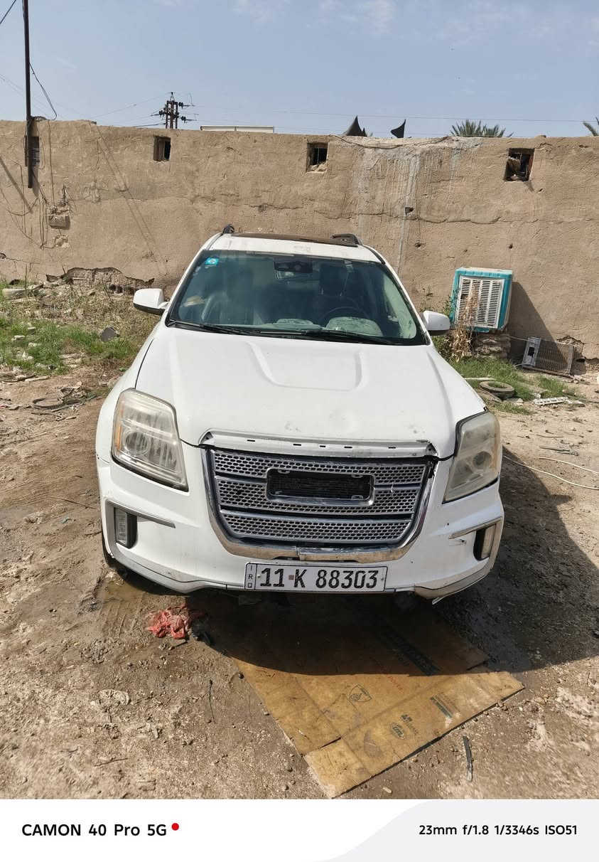 سلام عليكم سياره جمسي تيران موديل 17 دنالي فول موصفات عده لبصمه سياره متروكه صار فتره سياره شغاله وخير من الله ابيع على وضعها رقم بغداد بسمي محرك 6 3600 سياره ما بيها أي ضرر جبتها من مريكا مكردها فقط مدون تبديل مدون كص مصبوغه صبغ عام بعمان مكاني بغداد ليوسفيه أو لدوره متواجد الاستفسار تصال***********واوساب غير متواجد على لفيس
