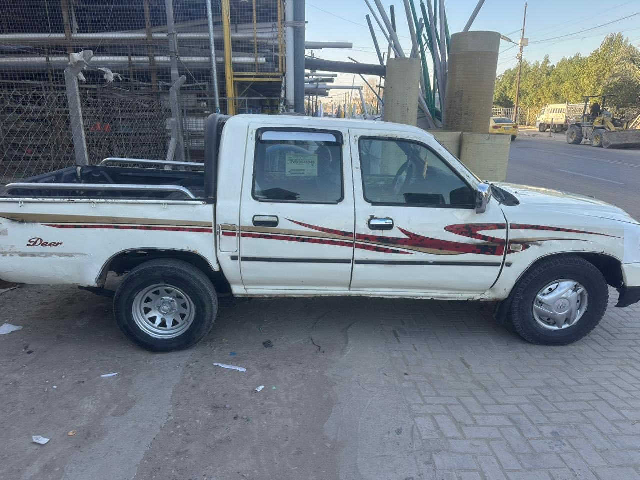 بيكم كريت وول
سلام عليكم بيكم كريت وول موديل 2006 رقم نجف انكليزي 
مشروع وطني لغاية 2027 بسمي تحويل ثاني يوم مكفولة من الضربة كير محرك شاصي مكفول عدة الكهربائيات مو شغالة 
تخم تاير حدادية جديد سعر 37 وبيه
مجال الشراي يتصل مكان بغداد بياع ***********اسيا 
***********اثير
