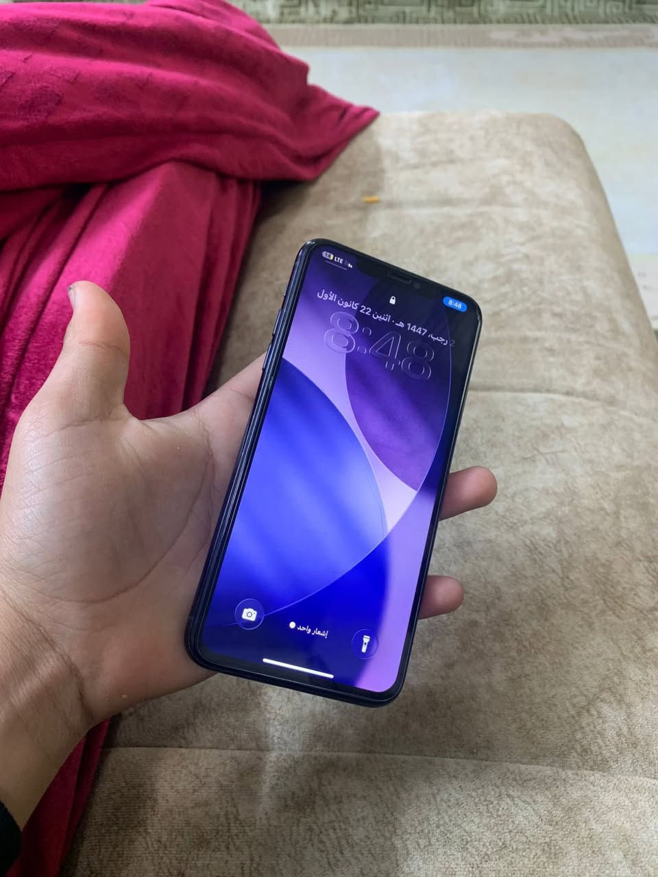 سلام عليكم للبيع أيفون 11برو ماكس ذاكره 256 نموذج M
جهاز شرق اوسط باب اول بطاريه 71 مبدل فقط شاشه مكاني بغداد بسمايه قريه عشره رقمي *********** سعره 225
