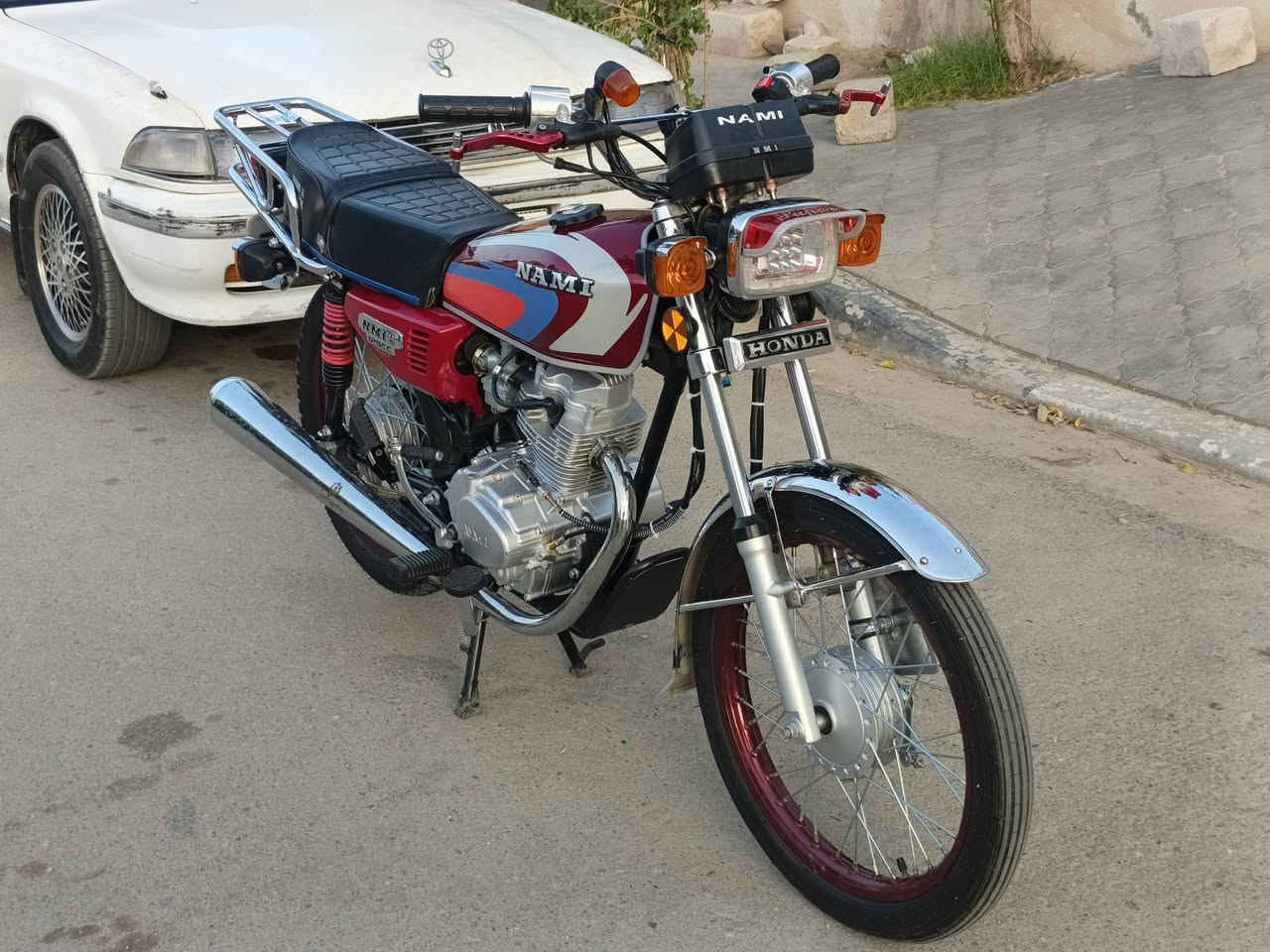 نامة شلامجه رقم وسنويه بصره تحويل مباشر رقم انكليزي كبل بوجهك للمرور سنويه توه مجدده تاريخ الانتهاء السنويه 2031 الون ماروني الدراجة ابلاد نضافه100% و مزوده الدراجة كفالة عامه من كلشي كلشي ع بلاد محرك مامحطوط عليها صبانه كهربائيات ع بلاد الدراجة ما ناقصها شي مكاني الزبير السعر مليونين وبيها مجال لاتصال  ***********
