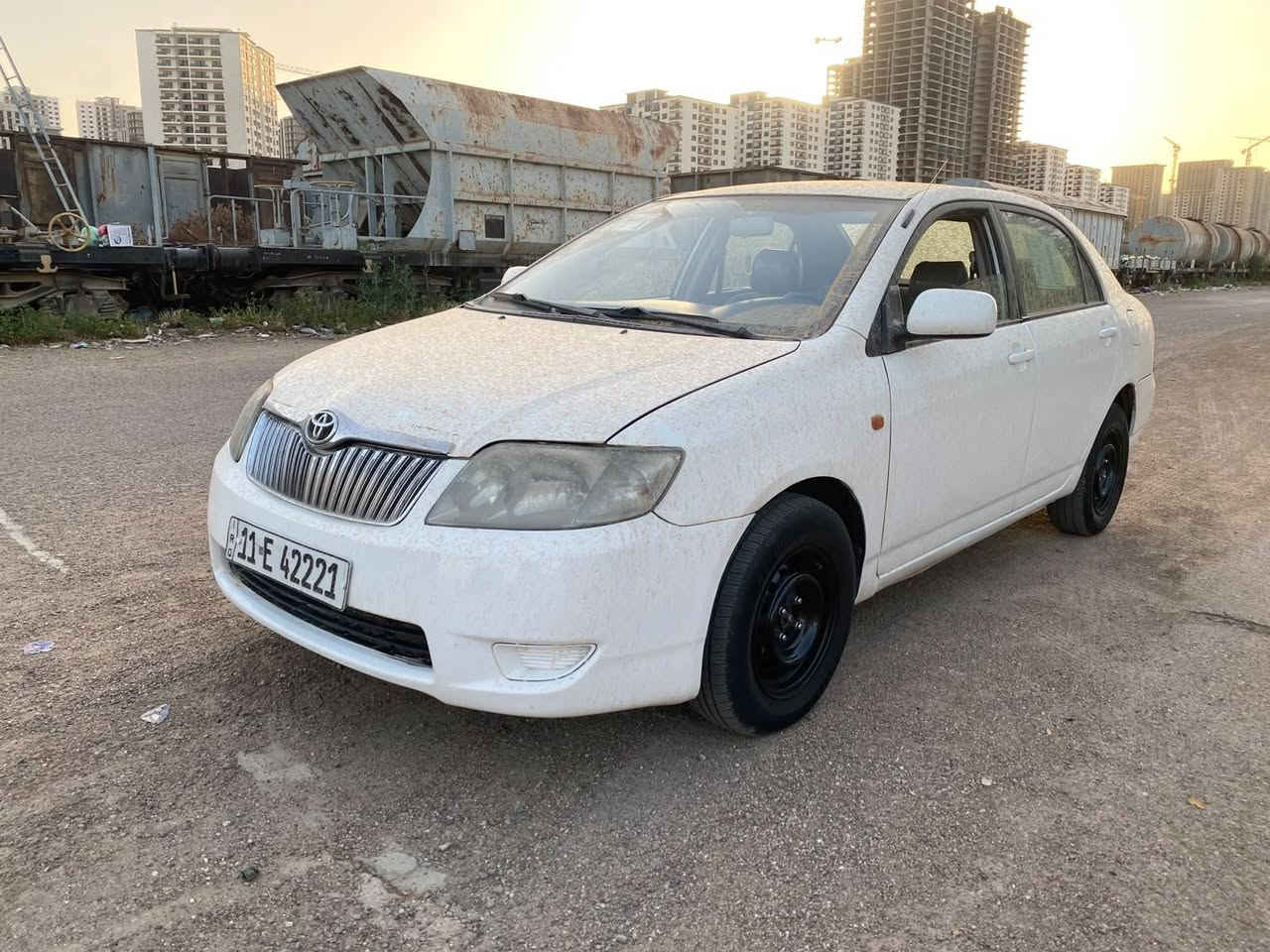 ‏‪‬‏السلام عليكم
🔻تويوتا كورلا بيكاتچو 🎌🇯🇵
🔻موديل 2001 خليجي 
🔻 سياره جاهزه منظومه تبريد كامله جديده قبل ايام مبدلها صدر جديد بريك ودسكات كامل كله جديد بلكات جدد والسياره صارف عليها مال جناي 
🔻مصبوغه عام اثر جراد للجماليه 
🔻محدث بچم امامي 2007
🔻 السعر 68ورقه وبيها مجال شي بسيط
🔻العنوان بغداد سيديه ‏‪***********‬‏
