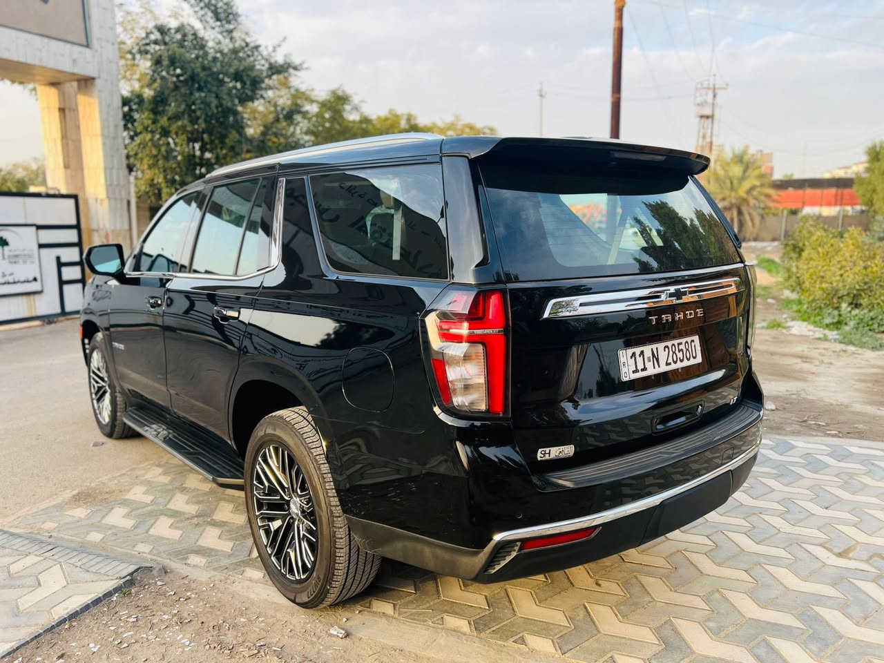 سلام عليكم تاهو موديل 24 ماشيه 24 خليجي مغلفه كامله تخم تايرات ويل جدد قياس 22   ***********
