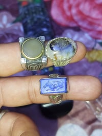 لازورد • عقيق يماني • خرزات