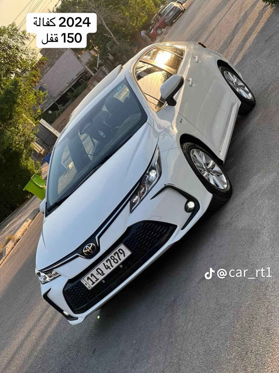 ‏ سيارة نظيفة أي ضرب  بيها 150 ‏بيها مجال ‭***********‬ يعني هو سليمانية
